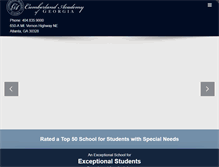 Tablet Screenshot of cumberlandacademy.org